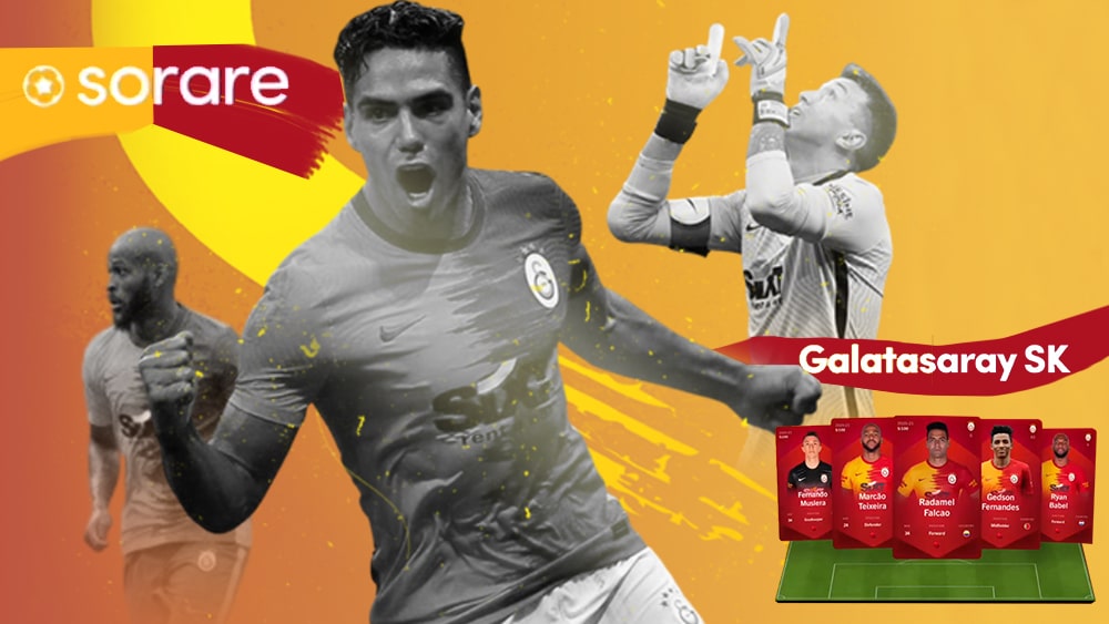 哥伦比亚Radamel Falcao与Galatasaray俱乐部的NFT一起进入梦幻足球