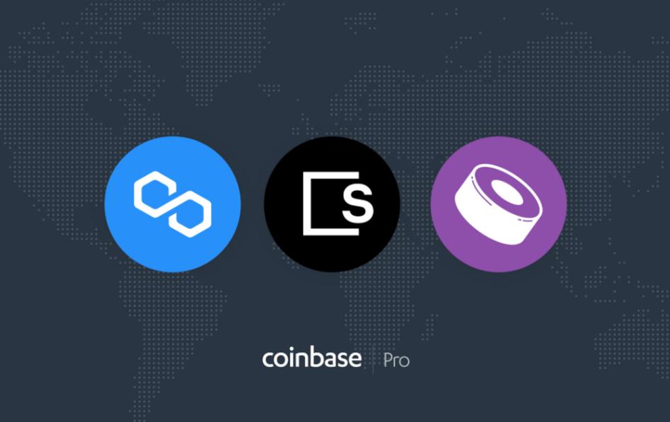 Coinbase Pro发布上线MATIC、SKL和SUSHI