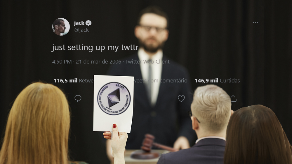 杰克·多尔西（Jack Dorsey）的第一条推文的NFT在拍卖会上创下200万美元