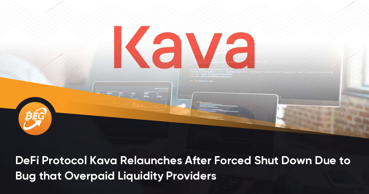 DeFi协议Kava因过高的勾当性提供商的错误而被迫封闭后从新启动