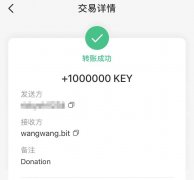 key节点过百天：胖哥小我私家赞助100万key提供活动性