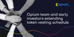 Opium公布将团队与投资机构的代币解锁时间延至6个月
