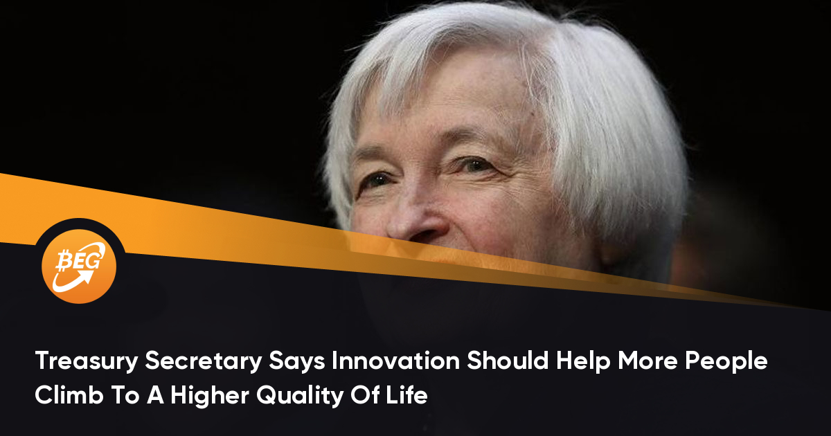 财政部长说创新应该副手更多的人提高生活质量