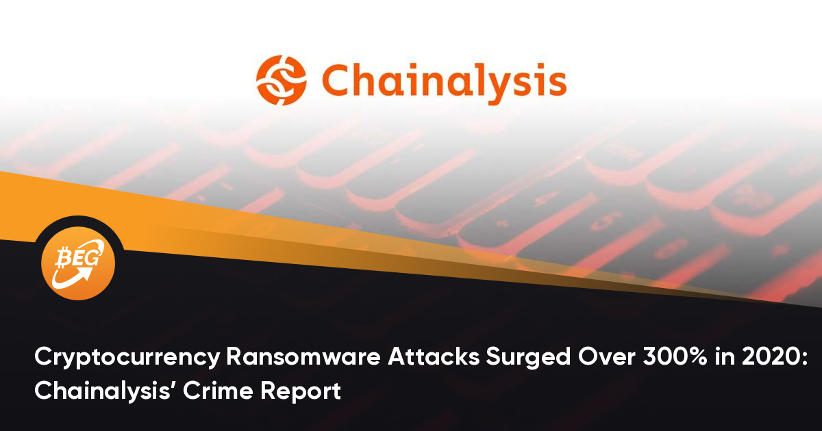 Chainalysis的犯罪陈述称，2020年加密货币勒索软件打击激增300％以上