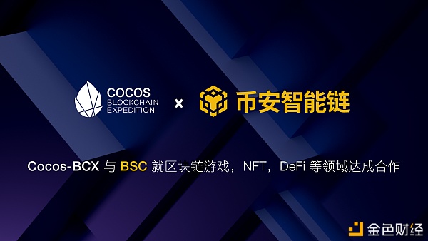 Cocos-BCX与BSC就区块链游戏、NFT、DeFi等局限达成互助