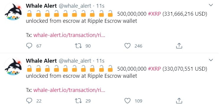 Ripple发生了什么：解锁的10亿XRP