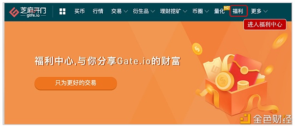 Gate.io福利中心正式上线告示