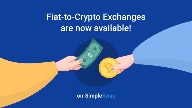 而今可以在SimpleSwap上用菲亚特购买加密货币