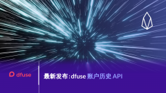 最新宣布：dfuse 账户汗青 API