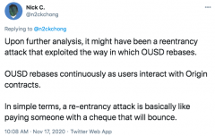 Origin Protocol提议招聘OUSD Hacker作为安详参谋，以调换被