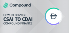 如安在 Compound.Finance 大将 cSai 转换为 cDai？