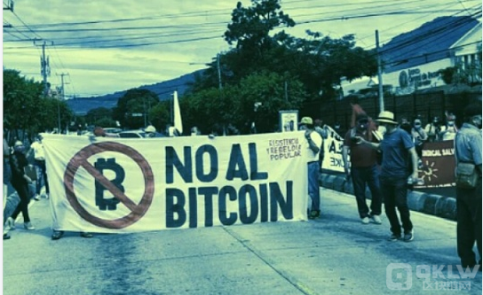 萨尔瓦多比特币法引起百姓抗议