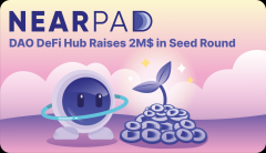 由 DAO 率领的 DeFi 中心 NearPad 公布筹集 200 万美元种子